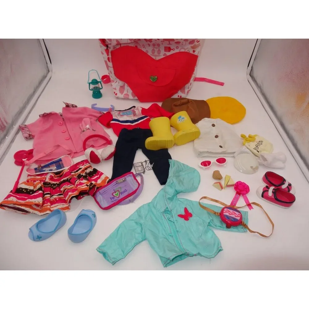 Our Generation‎ Doll Clothing for 18 inch Doll 18 plus Pieces Backpack Rainboot